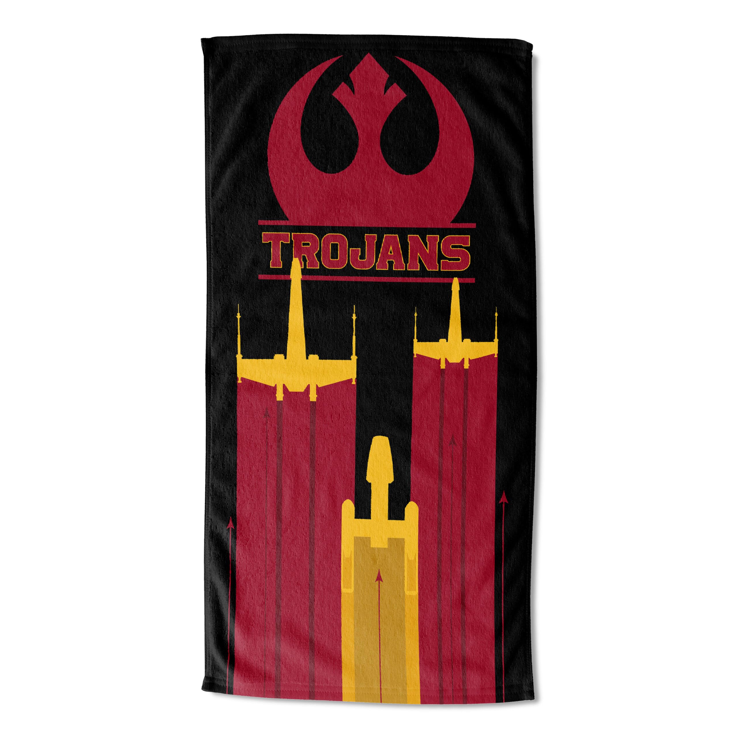 NORTHWEST NCAA USC Trojans Star Wars Beach Towel, 30" x 60", Battletime