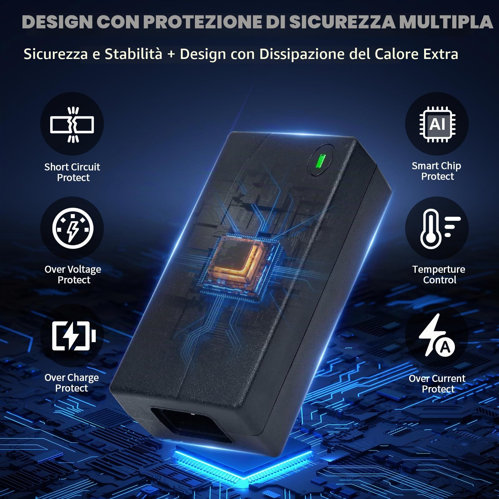 Adattatore Accendisigari 220V 5A60W Adattatore Accendisigari Presa Corrente | Convertitore 12V 220V, per Frigoriferi Auto, Aspirapolvere dell’Auto, Gonfiatore di Pneumatici