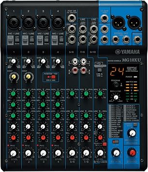 YAMAHA MG10XU 10-Input Stereo Mixer with Effects