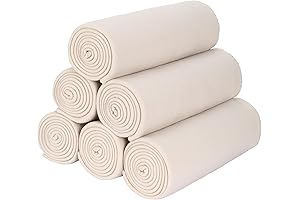 Fleece Throw Blanket Bulk, Pack of 6 Cozy Blankets for Warmth and Comfort