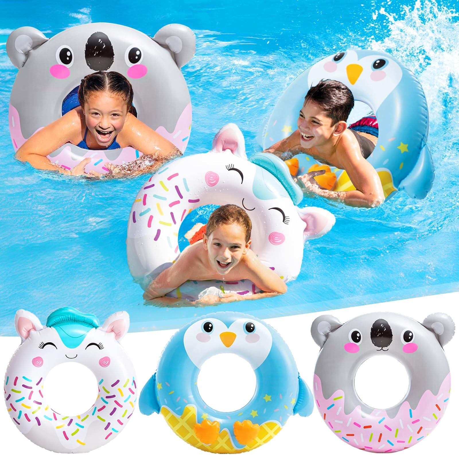 POPOYU Pool Inflatables Pool Floats - Image 3