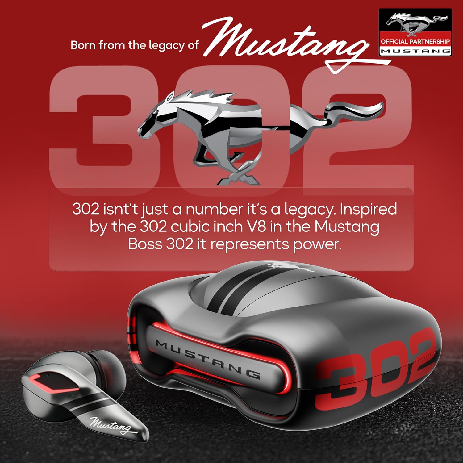 سماعات اذن لاسلكية موستانج تورك من جوبولت مع وقت تشغيل 60 ساعة... - view 4