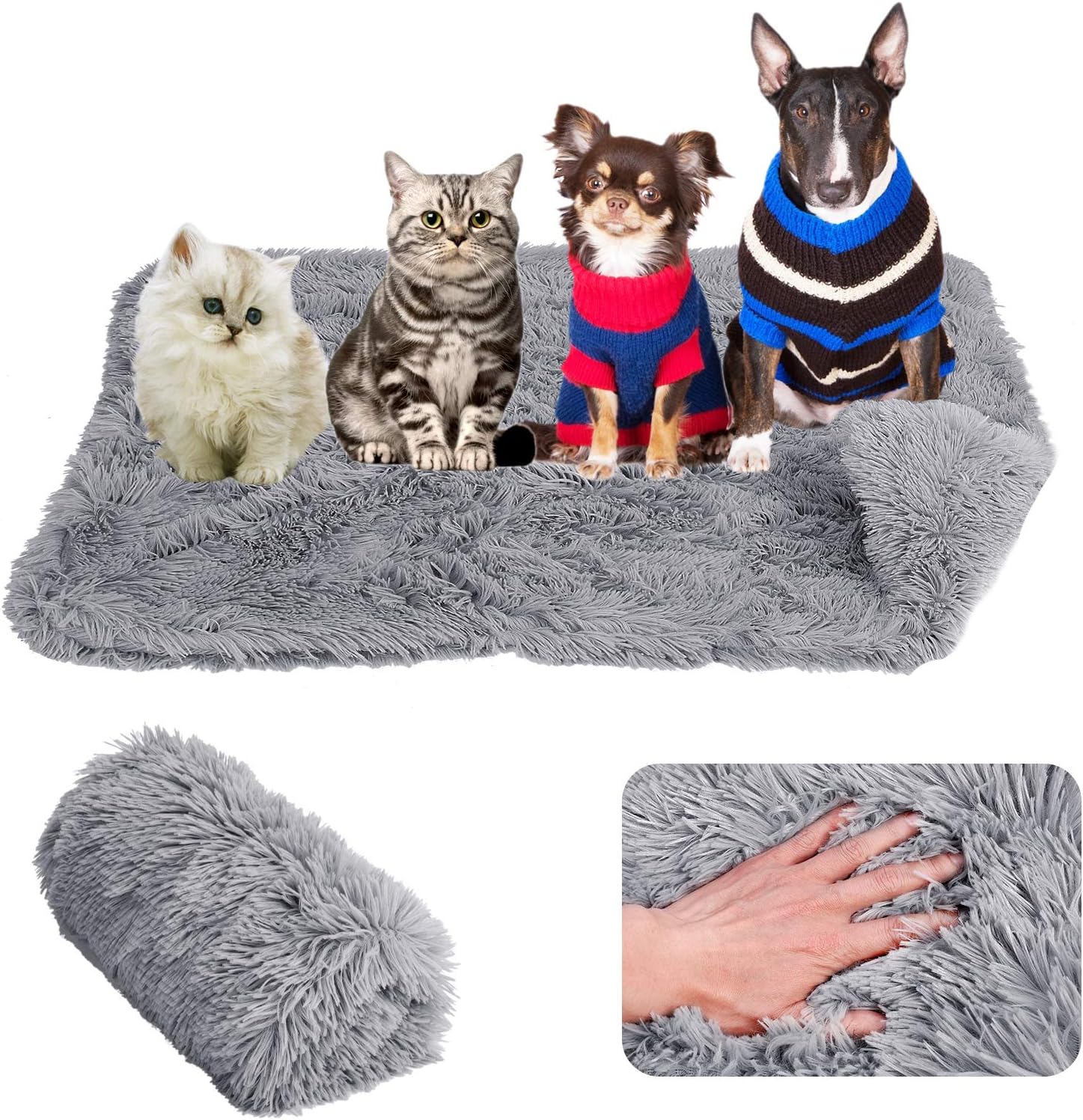 Premium Fluffy Dog Blanket, Soft and Warm Pet Throw for
