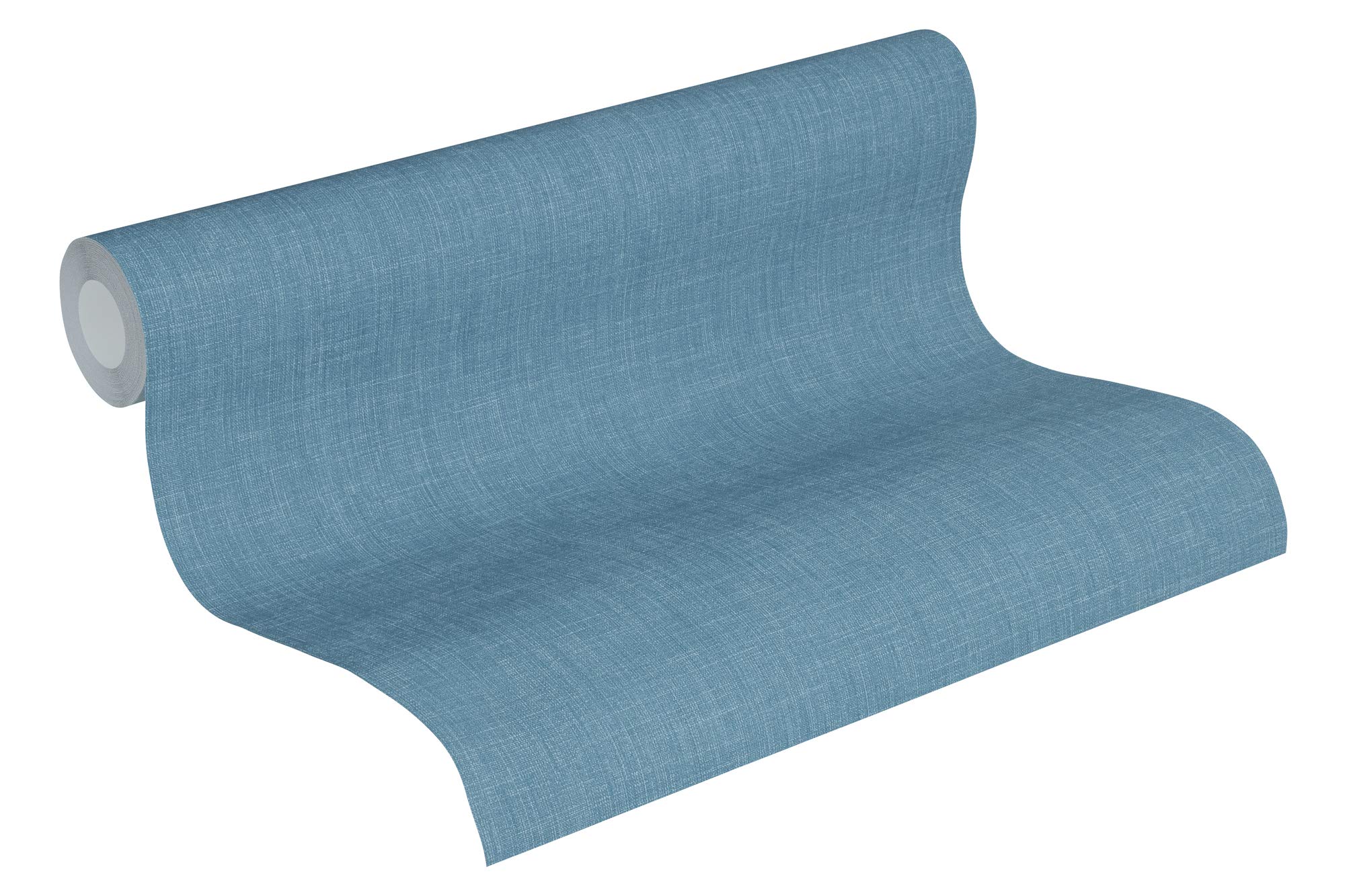 Livingwalls Plain Wallpaper Metropolitan Stories Non-Woven 10.05 m x 0.53 m Blue Made in Germany 369259 36925-9