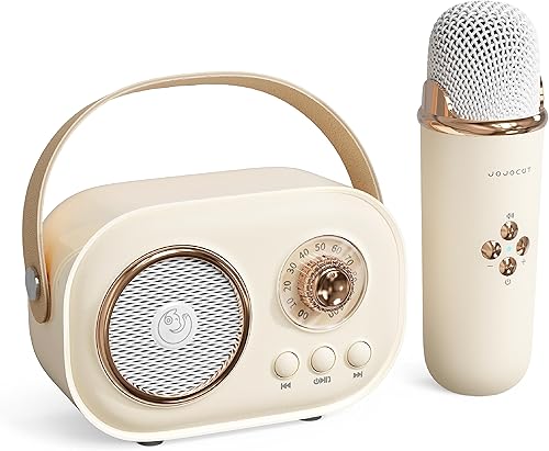 Altavoz Bluetooth con micrófono, máquina de karaoke para adultos, máquina de karaoke portátil, mini máquina de karaoke para fiesta familiar en casa,