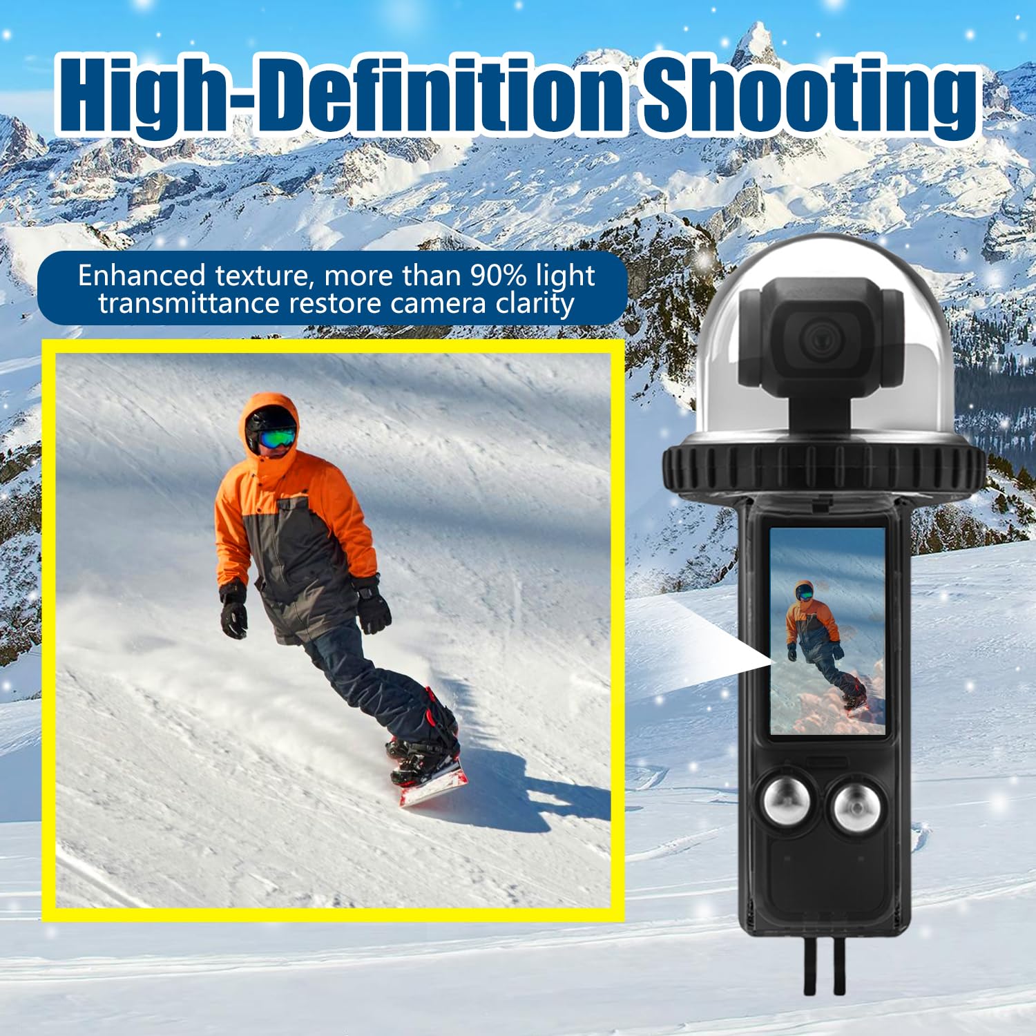 HAFOKO 40M (131ft) Osmo Pocket 3 Boîtier de Plongée sous-Marine Boîtier de Protection Coque Compatible avec DJI Osmo Pocket 3 Accessoires étanches-Noir HAFOKO 40M (131ft) Osmo Pocket 3 Boîtier de Plongée sous-Marine Boîtier de Protection Coque Compatible avec DJI Osmo Pocket 3 Accessoires étanches-Noir