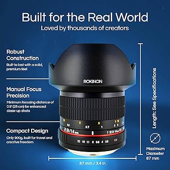 ROKINON 14mm f2.8 ED AS IF UMC αEマウント Amazon.com : Rokinon AF 14mm F2.8 Ultra Wide Lens for Sony E