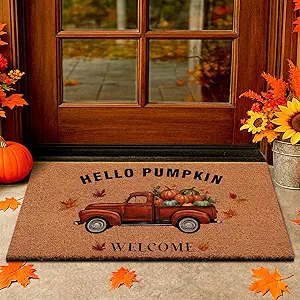 Rustic Fall Wreaths with pumpkins and berries – top pick in affordable fall decor ideas