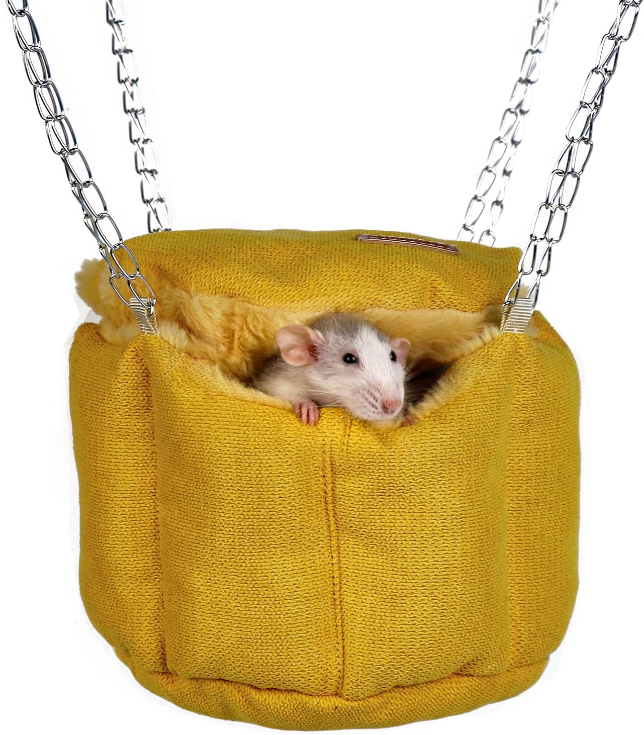 Small Animal Iron Bed Set, Rat Hanging Hammock Basket