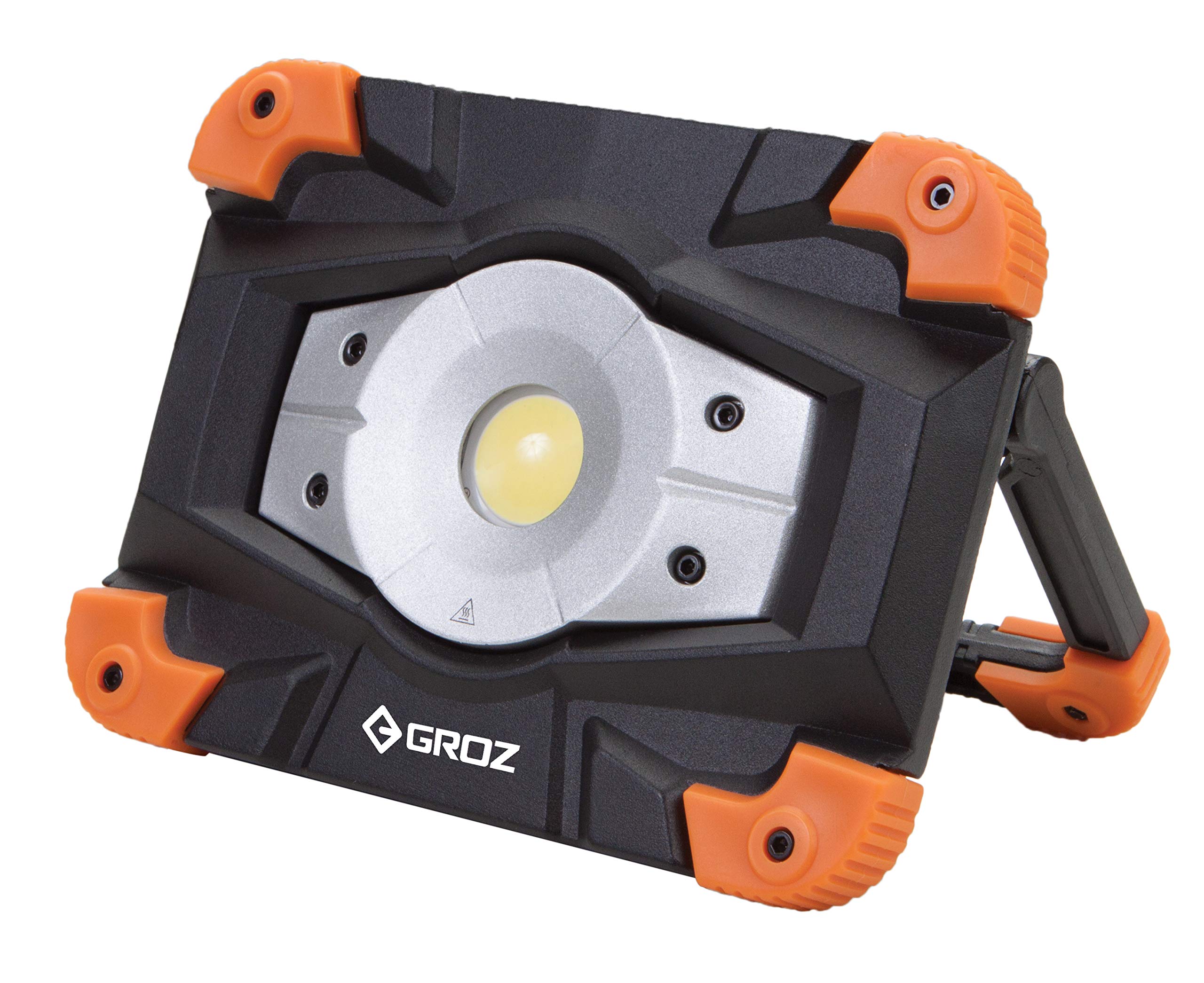 Groz Heavy Duty Rechargeable 20W COB Worklight with built-in Powerbank | Brightness upto 2000 Lumens | IP54 & IK07 Rated | Impactproof, Versatile, Compact, Corrosion Proof | Can survive being run-over by a car | LED/560 (B07N6HKC5X) Amazon Price History, Amazon Price Tracker