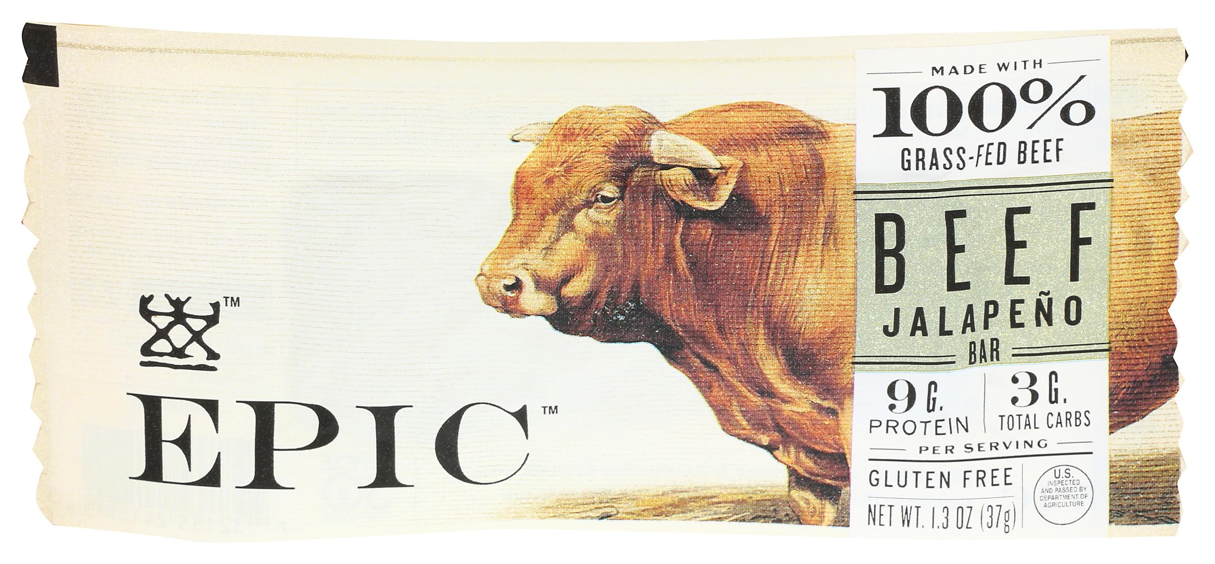 EpicProvisions Beef Jalapeno Bar, 1.3 Oz
