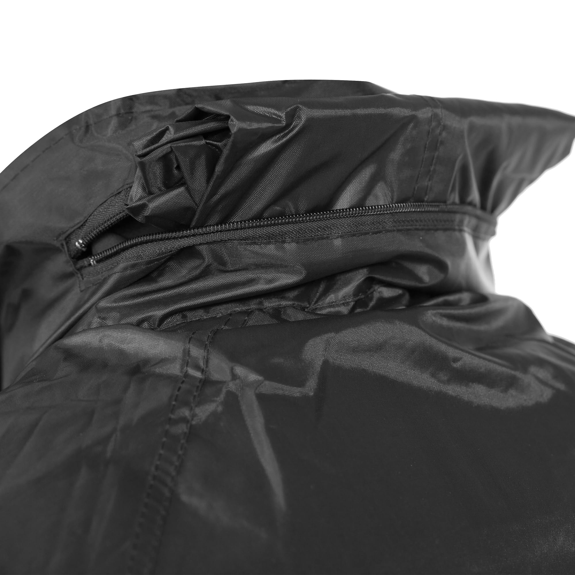 BWOLF Himalaya - Tuta antipioggia da uomo, a maniche lunghe, impermeabile, con elastico in vita, giacca con cappuccio, giacca antipioggia + pantaloni da pioggia, 2 tasche