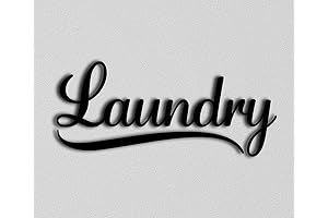 Wall-Adhesive Laundry Sticker Set