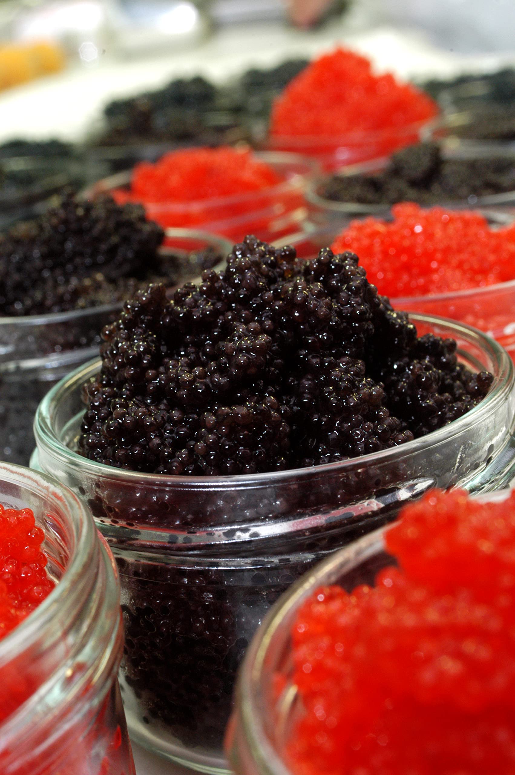 200g (2x100g) Œufs De Lompe Noirs + 200g (2x100g) Œufs De Lompe Rouges - Black or Red Lumpfish eggs 400g