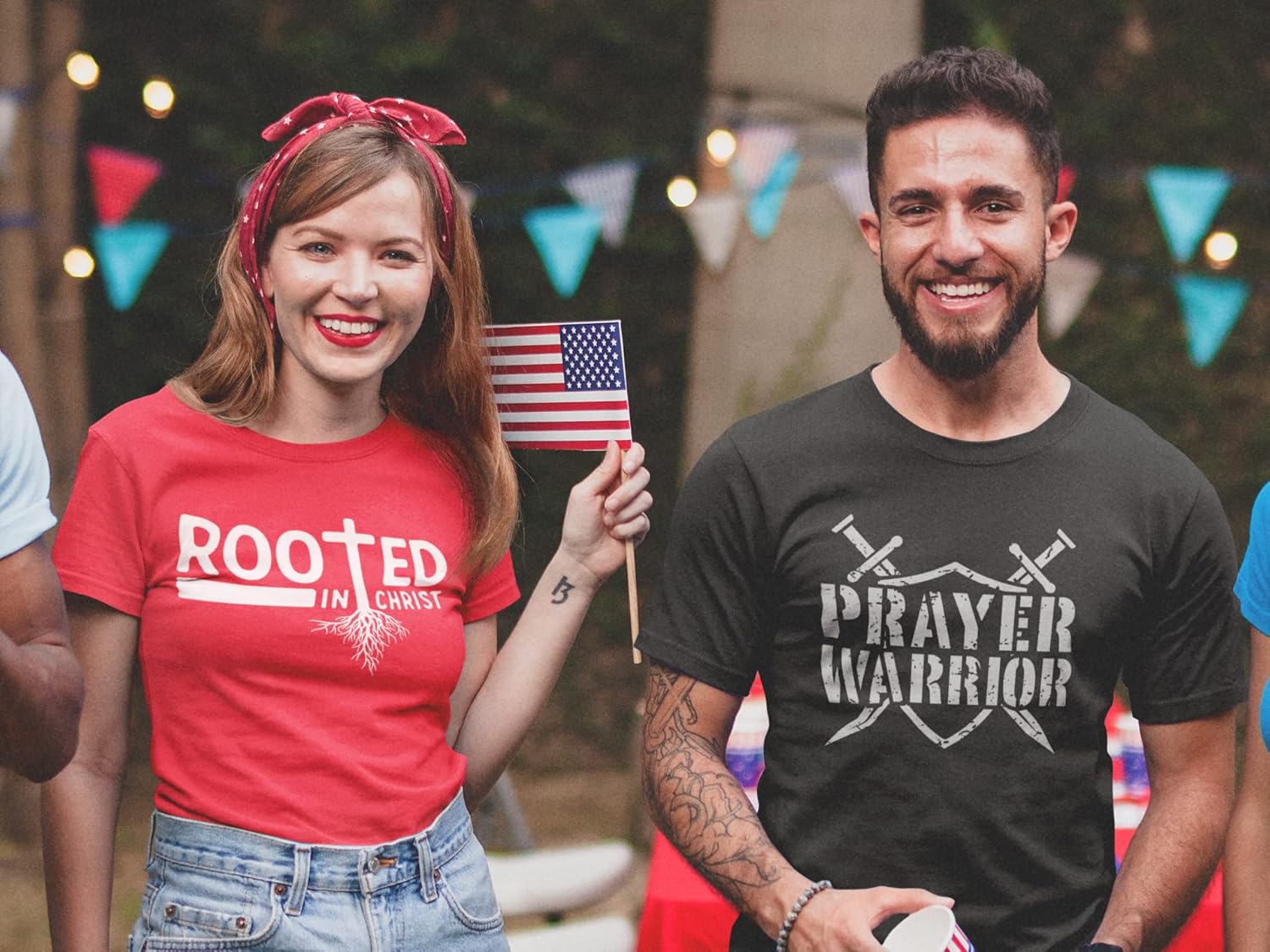 Mens Christian Shirt Fear Not Isaiah 41:10 Short Sleeve T-Shirt Graphic Tee - Image 5