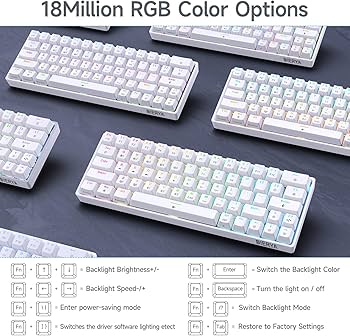 Amazon.com: DIERYA DK63 60% Wireless Mechanical Gaming Keyboard