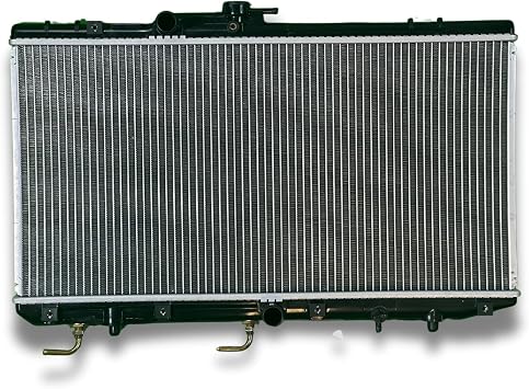 Radiator Replacement Compatible with TOYOTA STARLET EP91 4EFE 1989-1992 DPI AM68618 OEM 1640011350, 1640011380, 64773