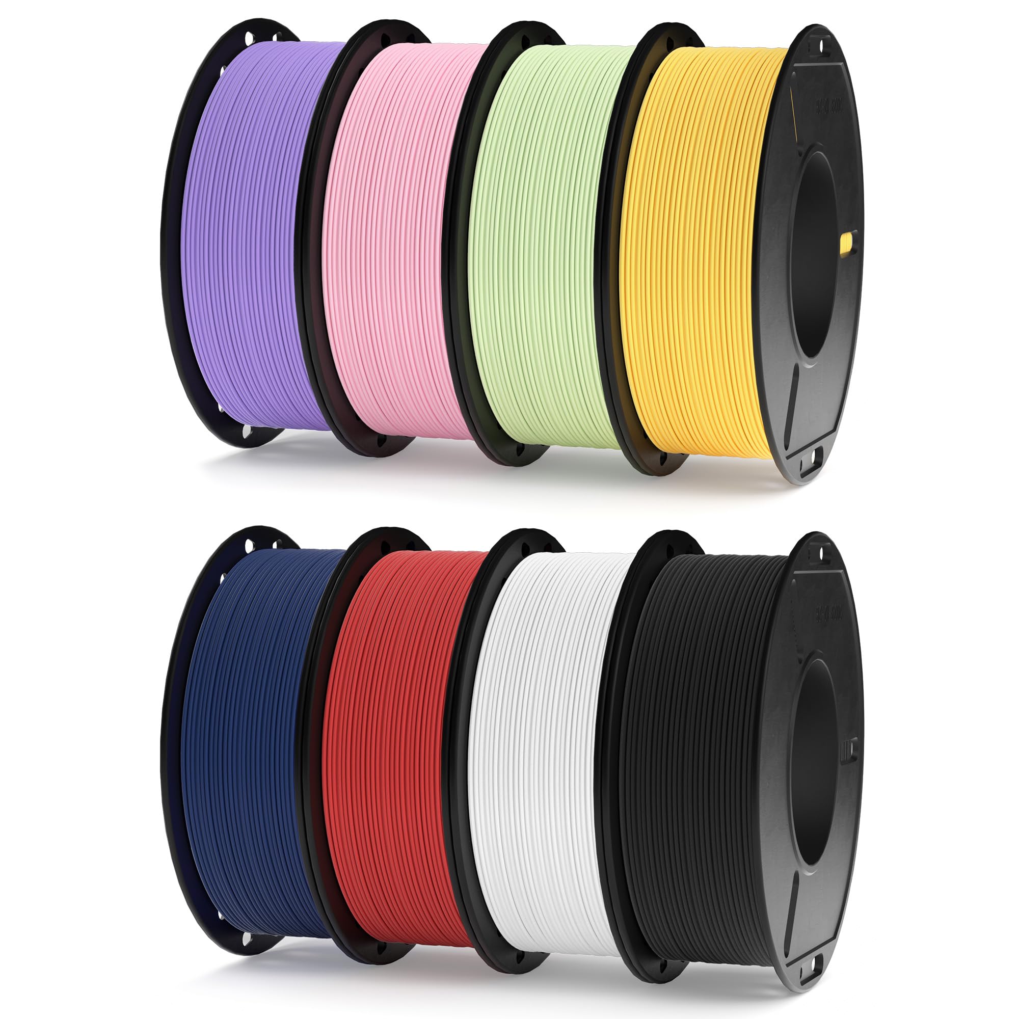 Snapklik.com : 250g Matte PLA Filament Bundle 1.75mm, 8 Colors 3D ...
