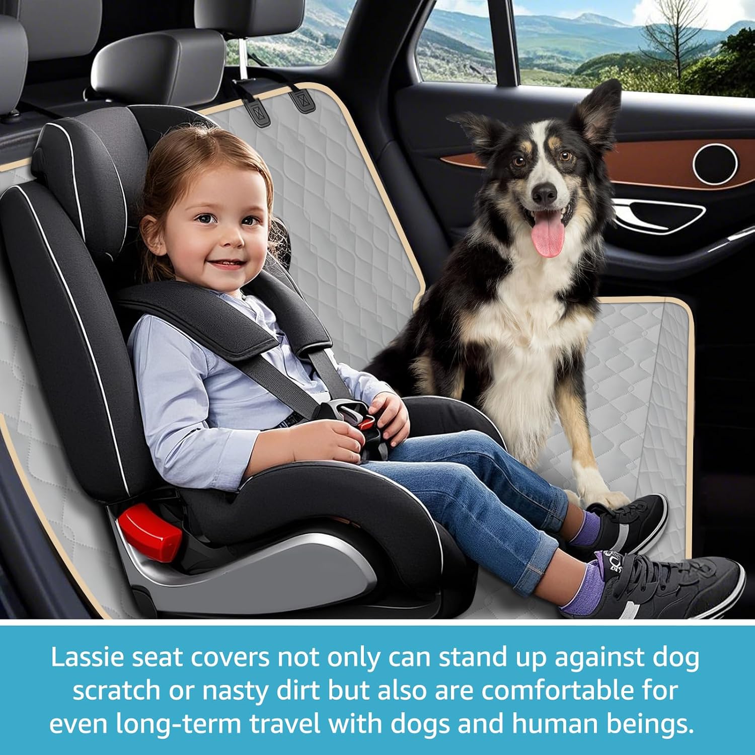 Ultimate Car Back Seat Cover: Waterproof Protection for Kids & Pets!