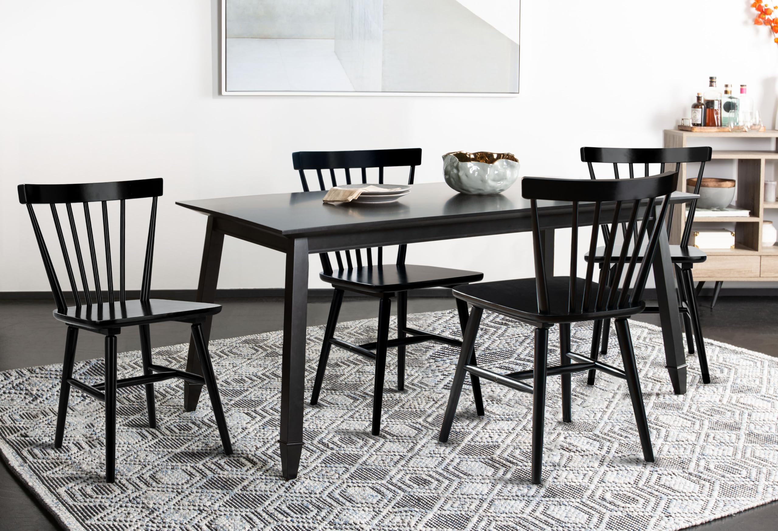 Amazon｜SAFAVIEH ホームコレクション – Winona ブラックウィンザー