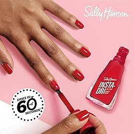 Sally Hansen Insta-Dri Hershey\'s Cookies \'n\' Creme Eggs Nail Polish | Quick Dry, Long Lasting, Streak-Free Shine | Sheer, Shimmery | 781 Cotton Tails | Pale White Yellow Nail Color