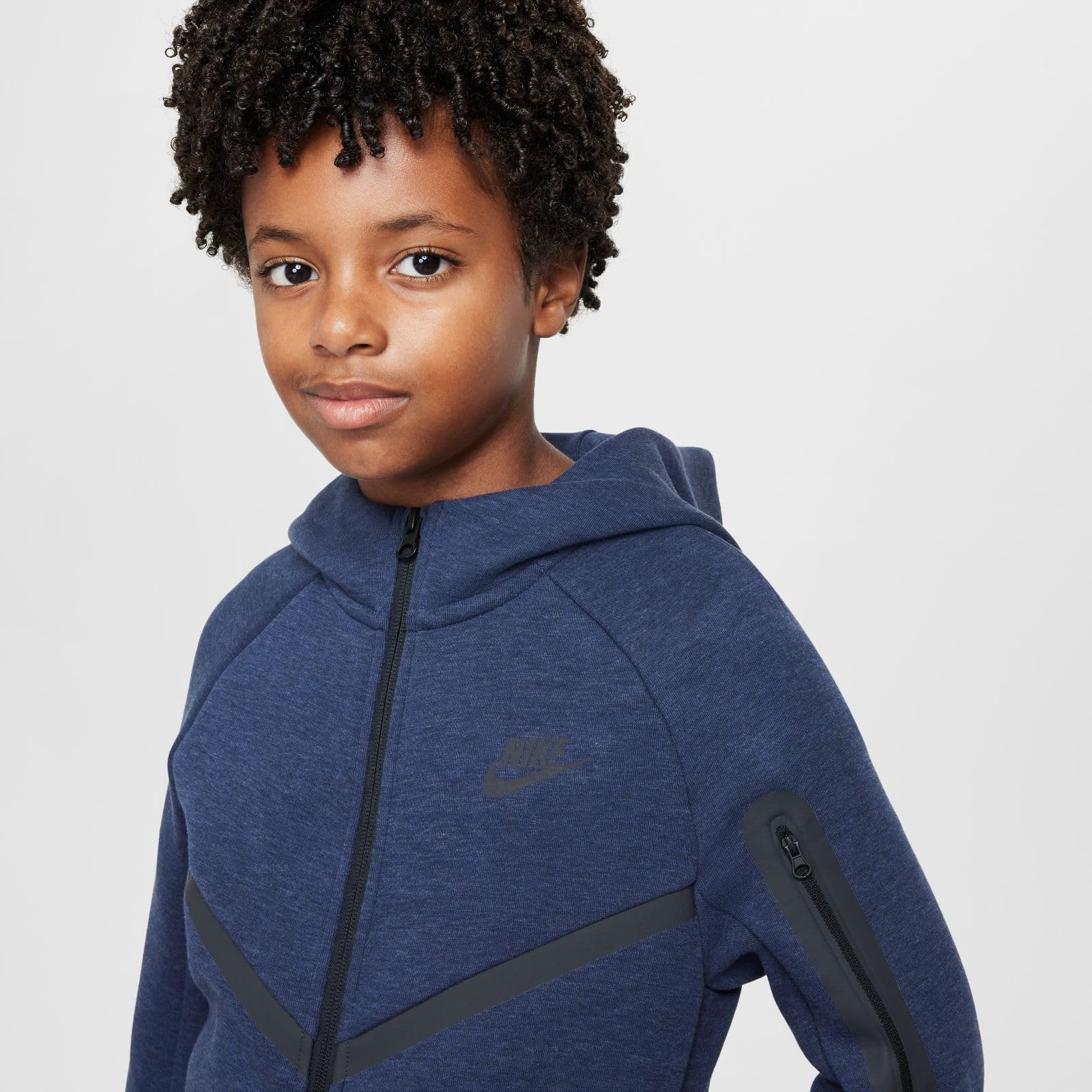 NIKE Felpa Con Cappuccio E Zip A Tutta Lunghezza Nike Sportswear Tech Fleece - Ragazzo/A Giacca con cappuccio Bambini e ragazzi