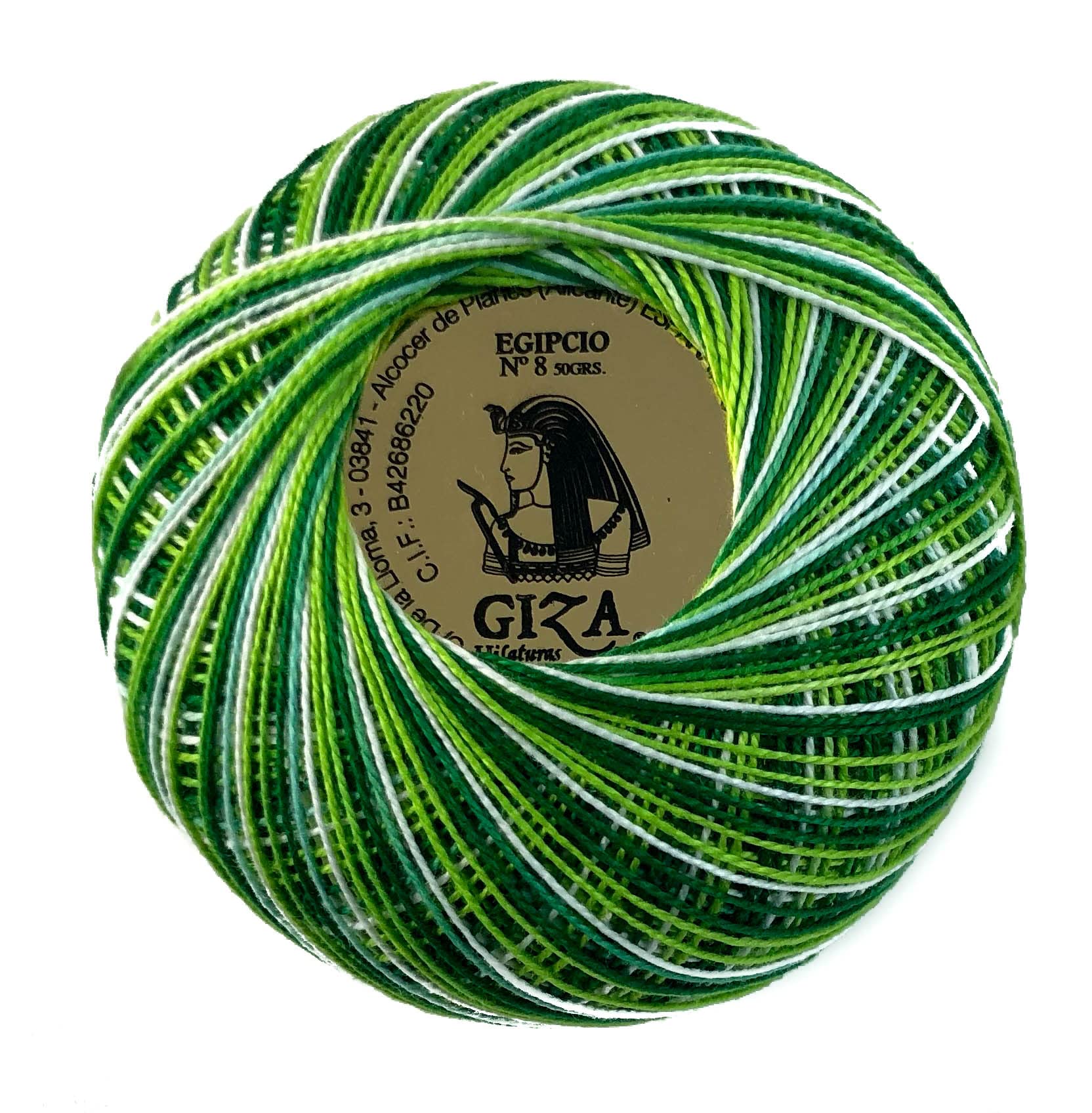 GIZA Perlé N°8 100% Cotone Mercerizzato – Scatola 6 Gomitoli (Color 1008) Per Uncinetto