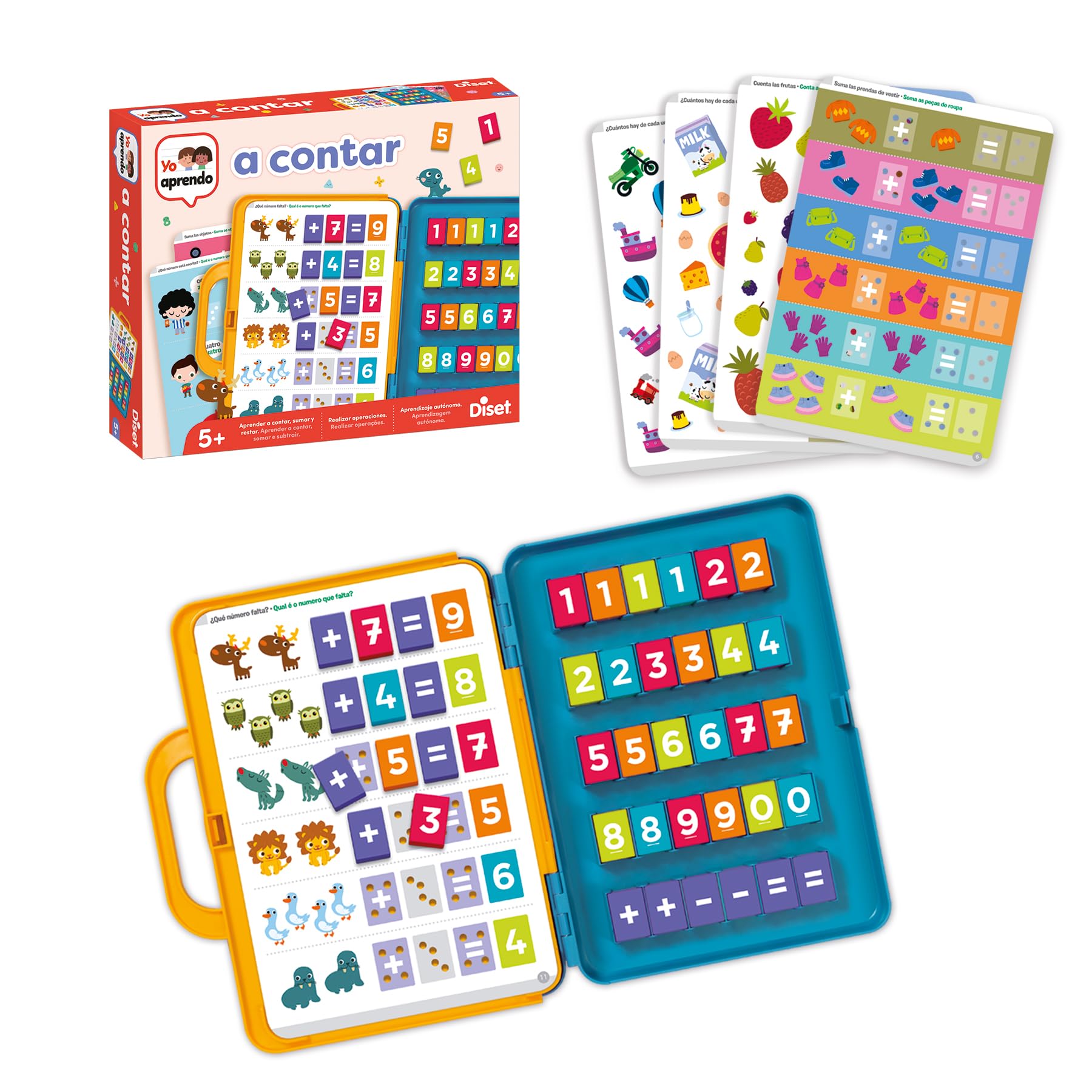 Diset Educational Game for Children, Multicoloured, 31.5 x 26.2 x 6.1
