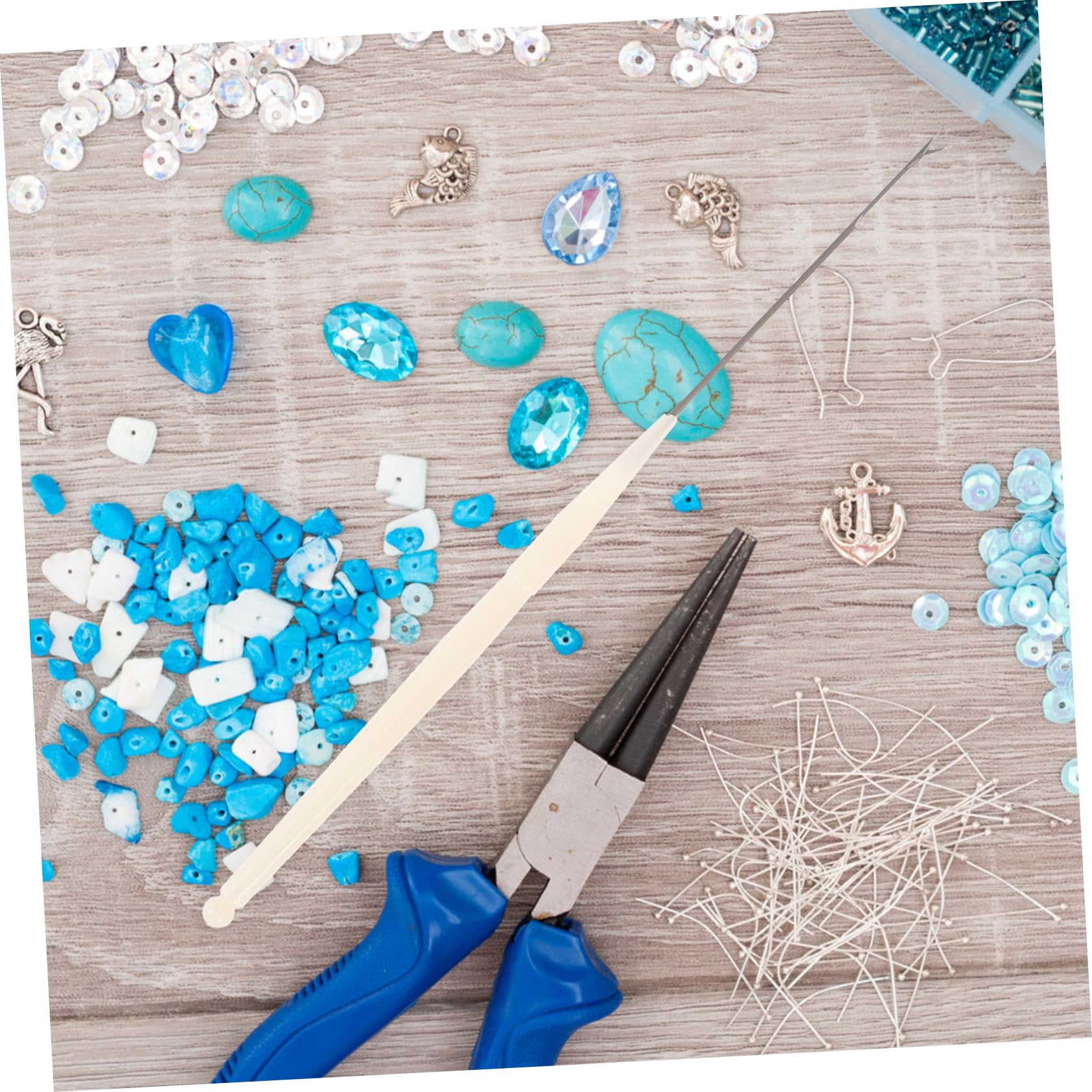 IWOWHERO Beading Needle Jewelry Making The Tool for Bead Threading DIY Supplies