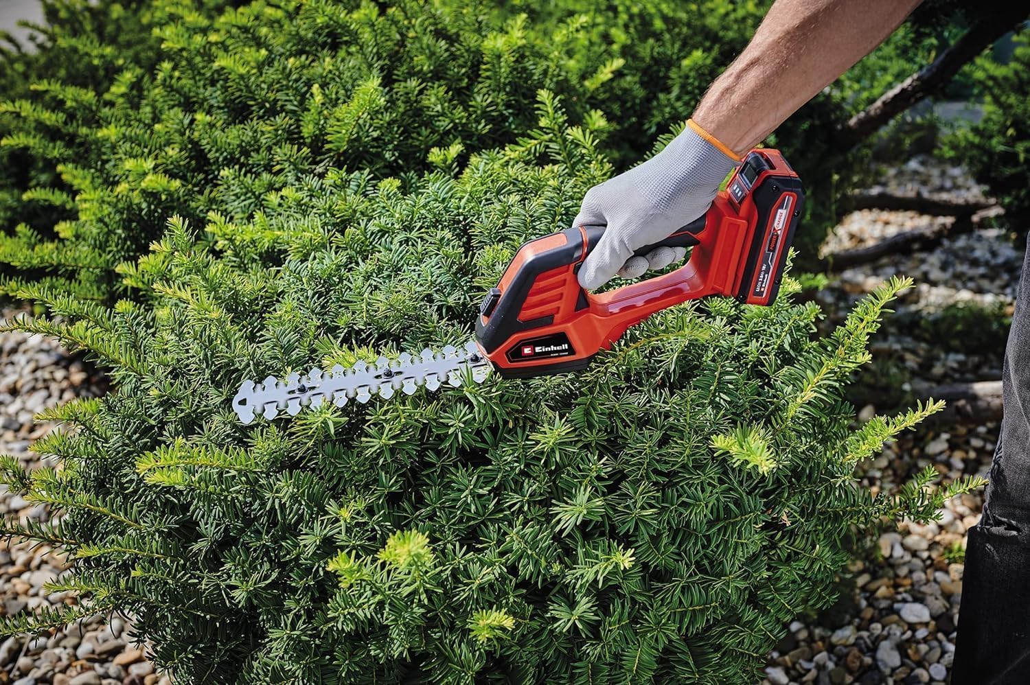 Einhell GE-CG 18/100 Li-Solo Akku-Gras- und Strauchschere 18V 100mm 200mm Power X-Change
