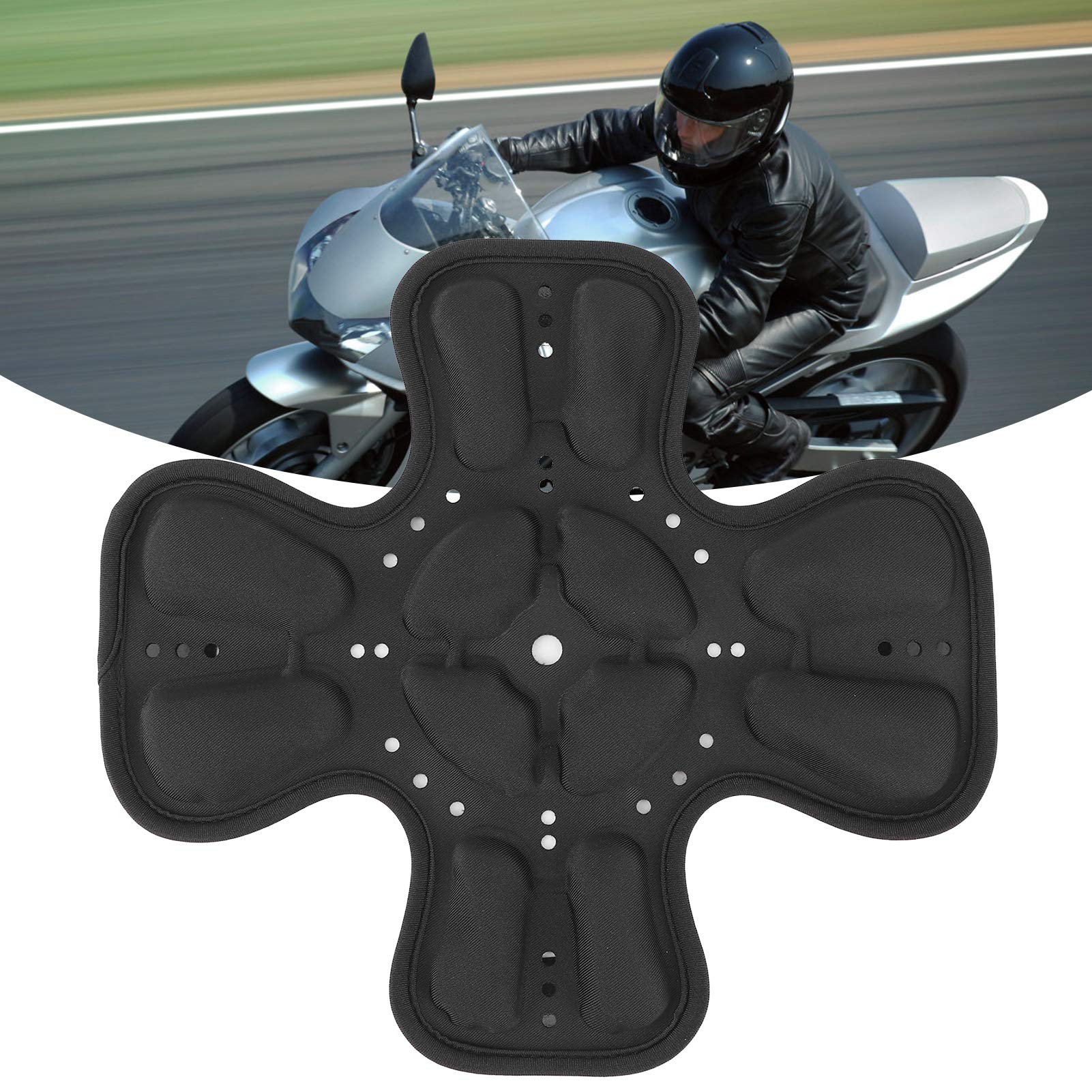 Juego de Acolchado Universal para Casco Espuma Protección para la Cabeza de 360 ​​​​° Bolsillo de Aire 3D Absorción de Golpes Forro para Casco de Motocicleta Anti Sudor Almohadilla para(A)