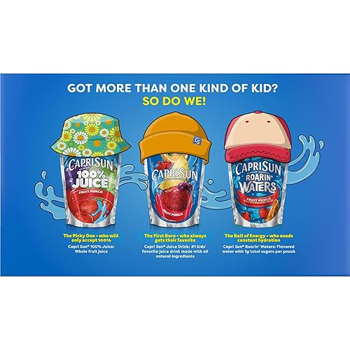 Miniatura 8 de Capri Sun Fruit Punch - Bebida de jugo saborizada caja de 10 unidades bolsas de 6 onzas líquidas