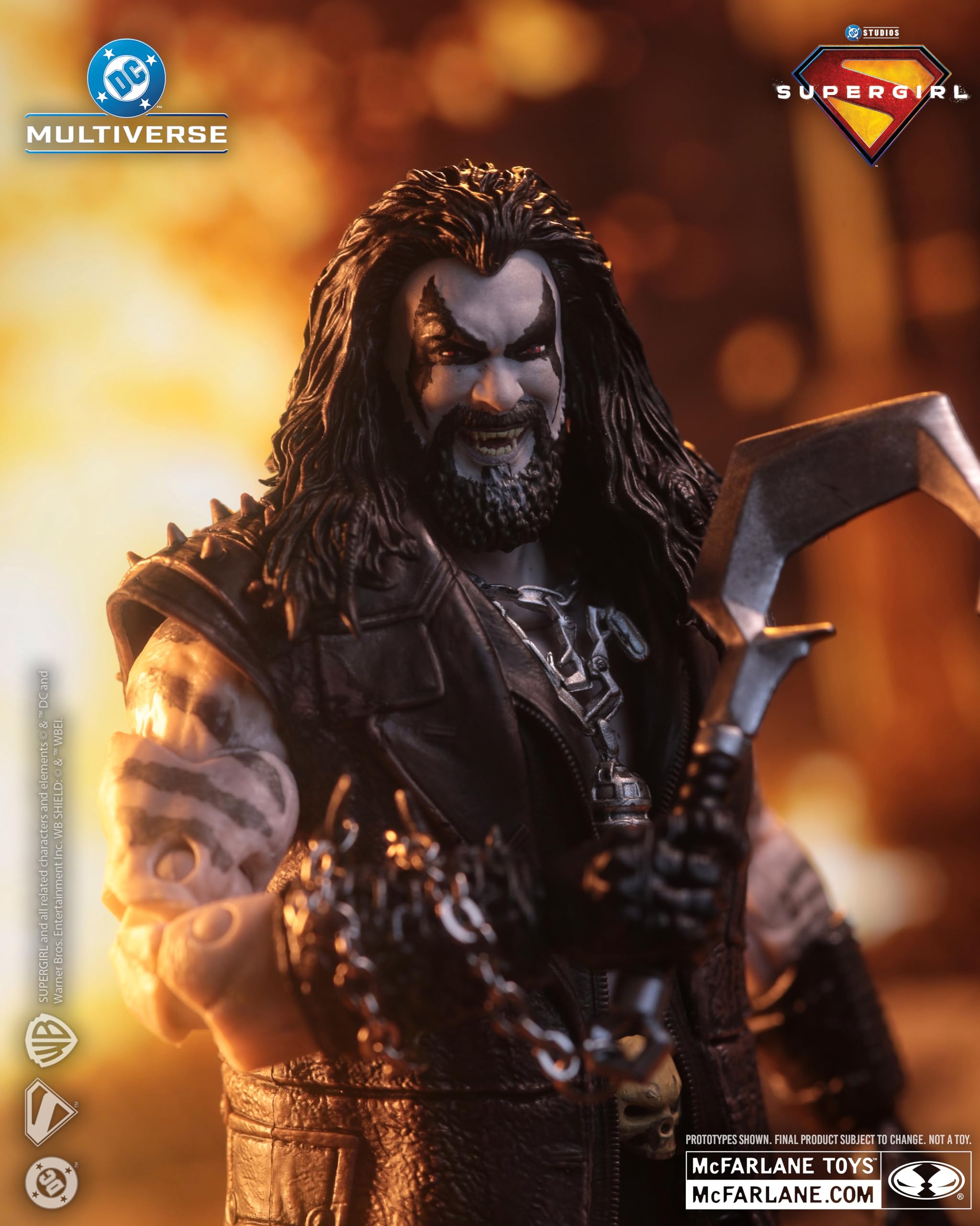 McFarlane -DC Multiverse Lobo (Supergirl Movie) 7 cali figurka akcji (Deluxe Theatrical Edition)