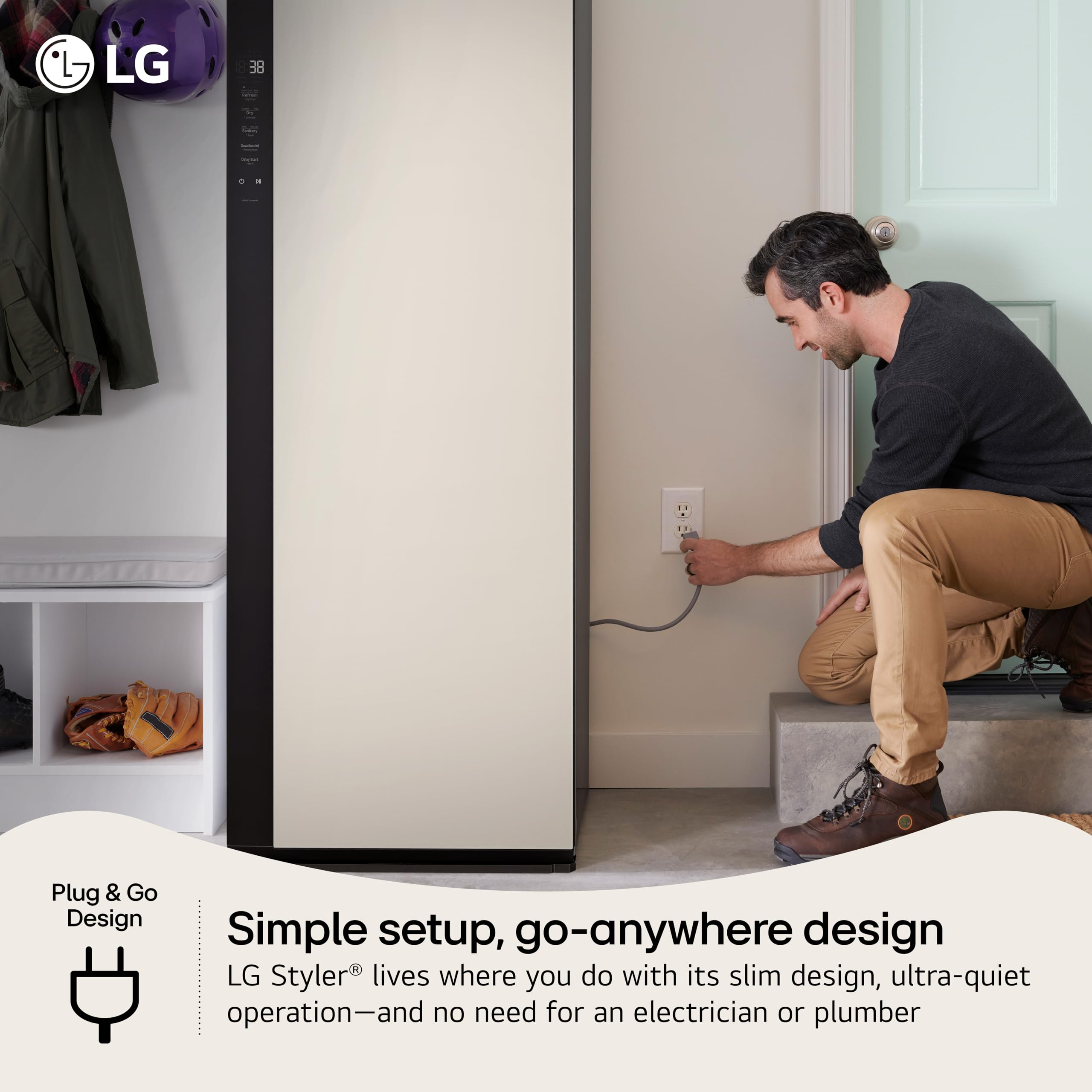 Amazon.com: LG Styler Smart Steam Closet SC5GMR80H | Dual