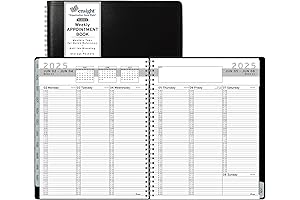 Ensight 2025 Appointment Book and Planner - Large Daily Hourly Weekly Planner