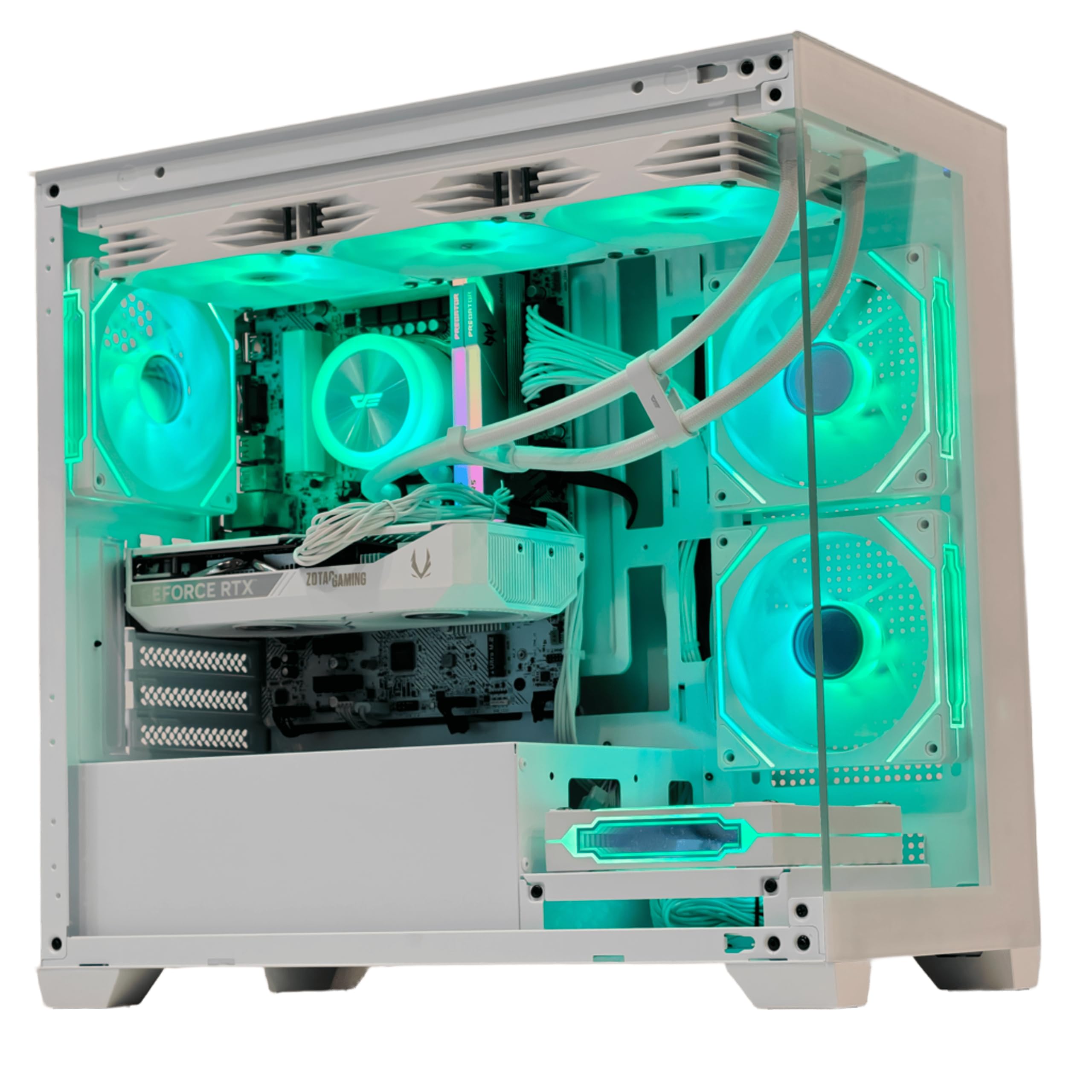 Gaming PC, Core i7-12700KF Processor | RTX 5060 8GB GDDR7 | RAM 32GB 6000MHz DDR5 | 1TB Nvme SSD | Liquid Cooler 360MM | Windows 11 Pro