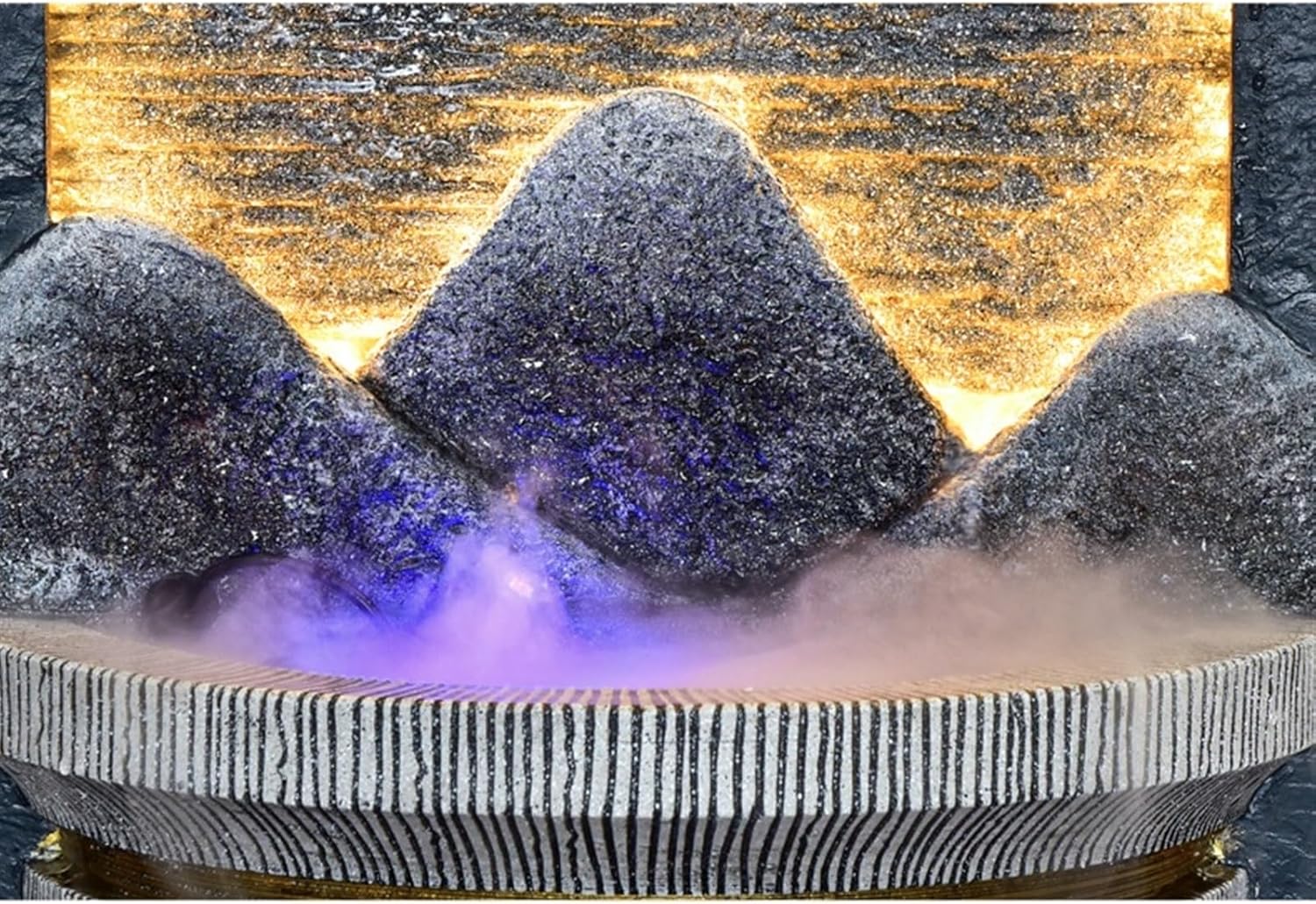 Modern Garden Aquarium, Living Room Circulation Water Waterfall Fountain, Creative Home Large Floor Decoration Landscape Floor-Standing Fountains(S)