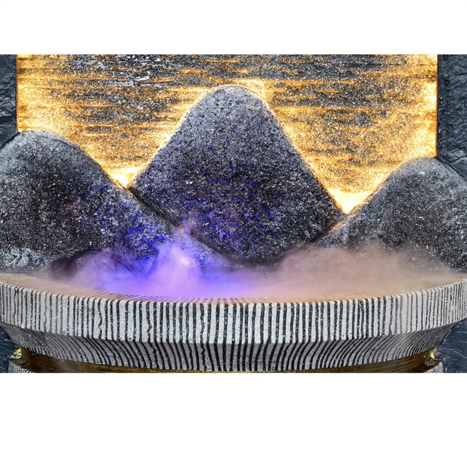 Moderne Aquarium de Jardin, Fontaine de Cascade d'eau à Circulation de Salon, décoration créative de Grand Sol for Maison, Paysage Fontaines sur Pied(S)