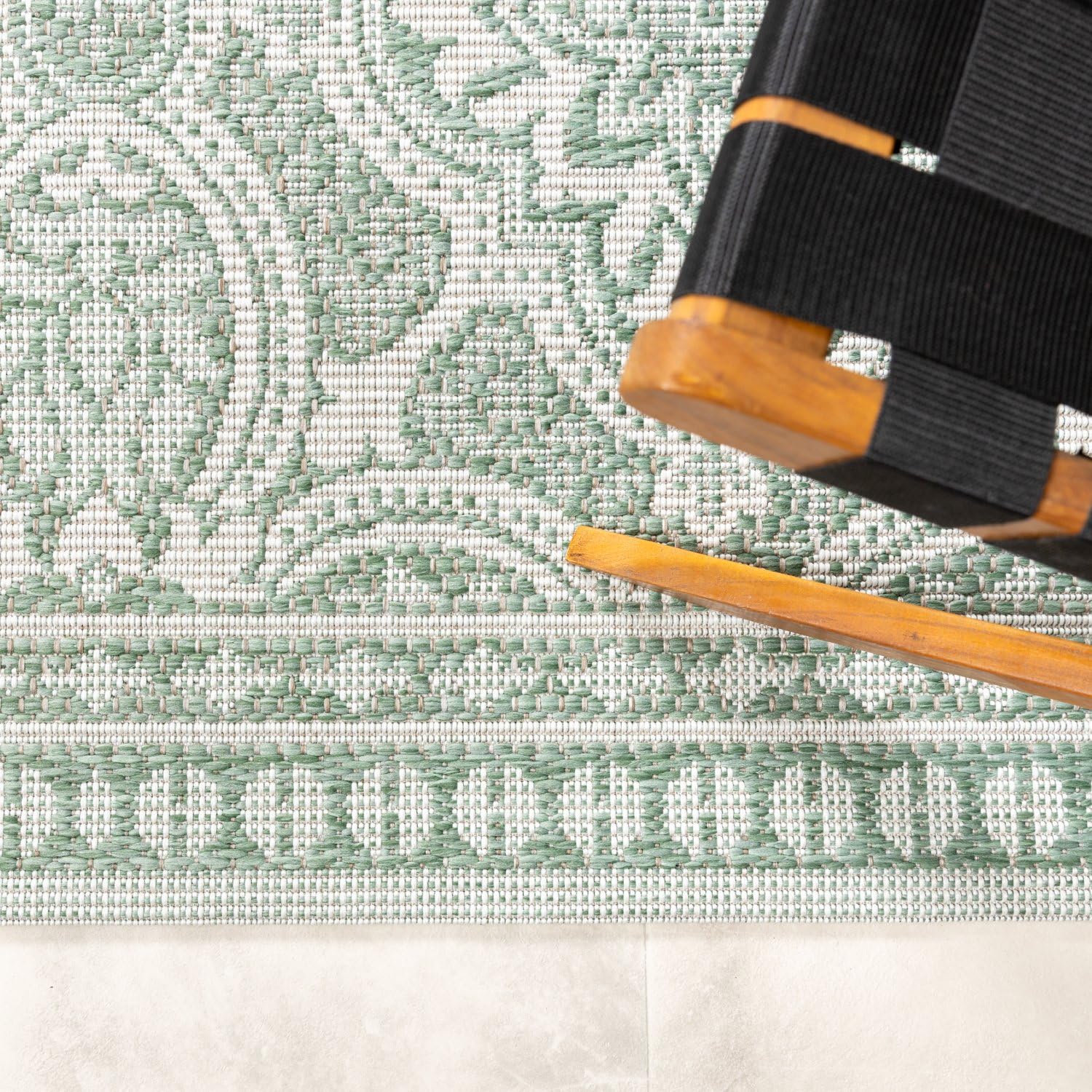 FRAAI | Home & Living Dywan - Summer Oriental Zielony - Polipropylen - Nowoczesny, Orientalny, Boho - Dywan
