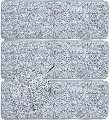 Miniatura 9 de Cabezales de repuesto para trapeador de microfibra a prueba de balas, paquete de 5 almohadillas lavables para limpieza de suelos compatibles con