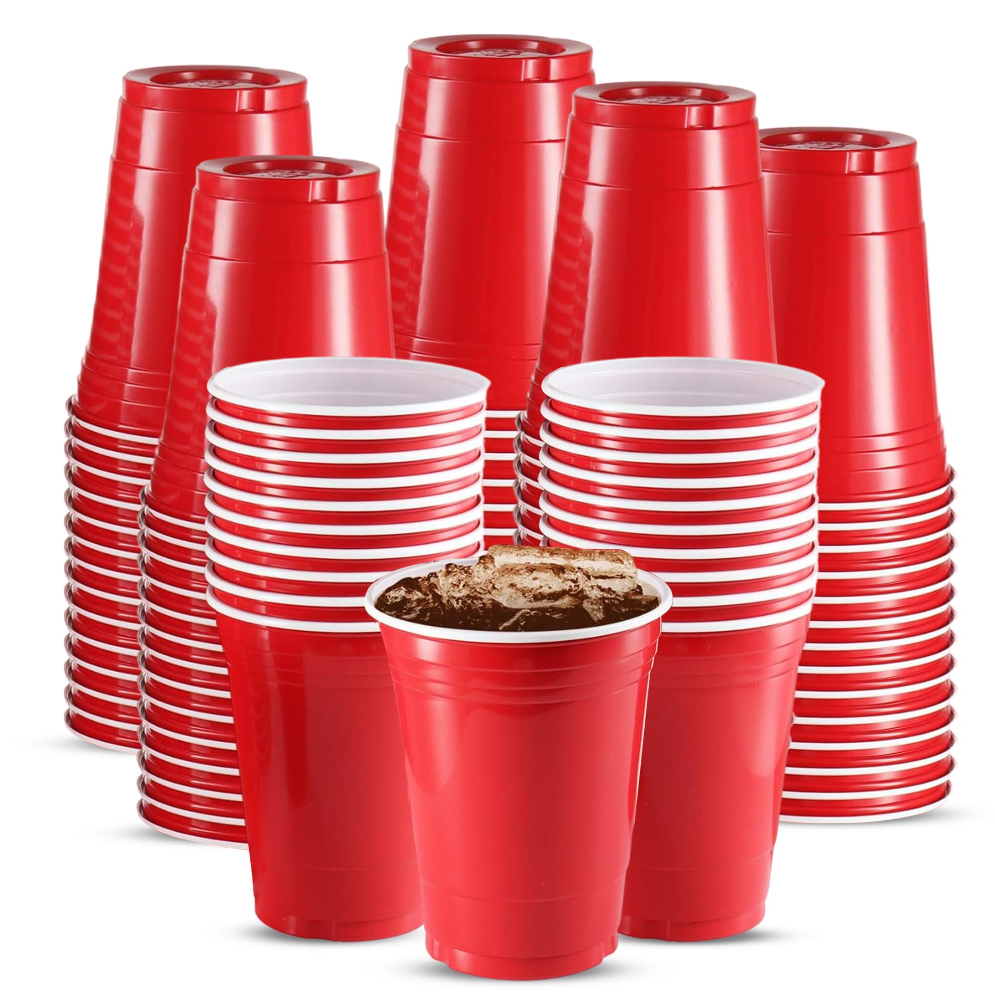 I bicchieri di plastica riutilizzabili vs bicchieri usa e getta