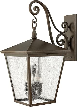 Hinkley Trellis Four Light Extra Large Outdoor Wall Mount, Regency Bronze