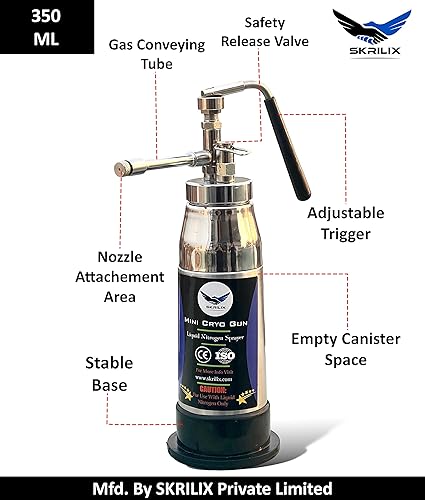 Miniatura 3 de ULTRONIX Mini pistola crioterapia, pistola crioterapia, dispositivo de terapia criogénica, pistola criogénica, pistola criogénica, crioterapia,