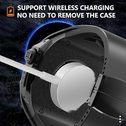 Miniatura 6 de VeveXiao Funda resistente con correa compatible con Apple Watch UltraUltra 2 correas de 1.929 in, funda protectora de metal con correa de silicona a