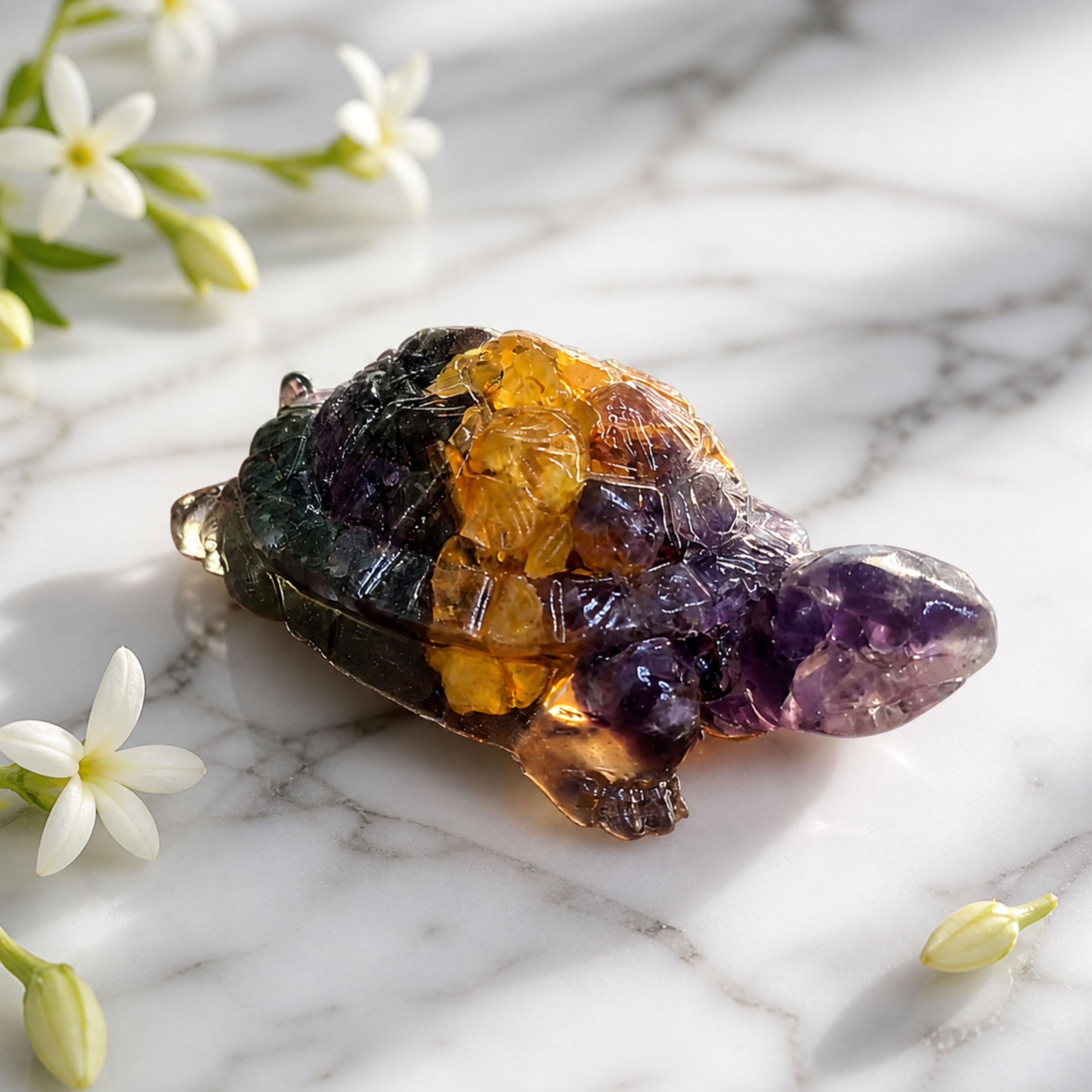 Buy Noorixa Agate Money Magnet Kachhua Tortoise for Home & Office