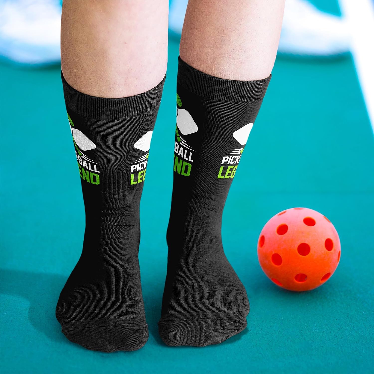 Pickleball Socks - Funny Pickleball Gifts for Men and Women, Cool Pickle ball Accessories