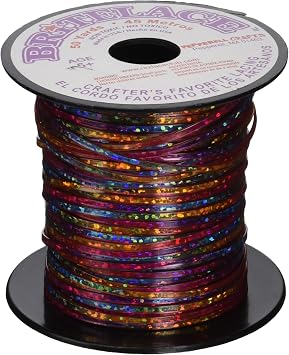 Rexlace Plastic Lacing .0938" X33yd, Red Tie Dye