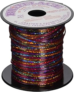 Pepperell Rexlace Plastic Lacing .0938" X33yd, Red Tie Dye