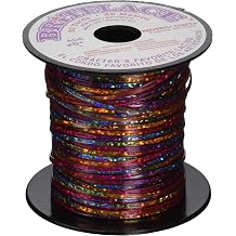Rexlace Plastic Lacing .0938" X33yd, Red Tie Dye