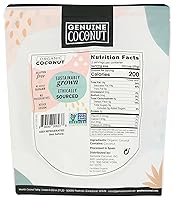Vista 2 de Trozos de coco orgánico, 4 oz